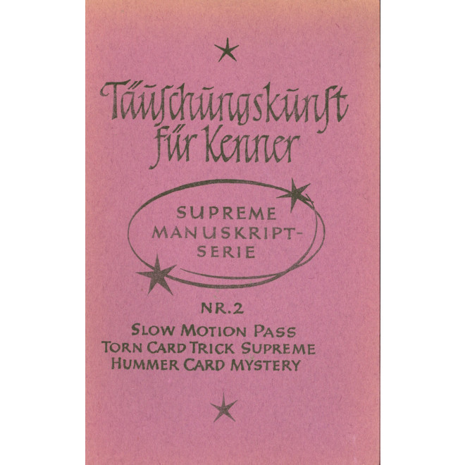 Täuschungskunst für Kenner, Nr. 2