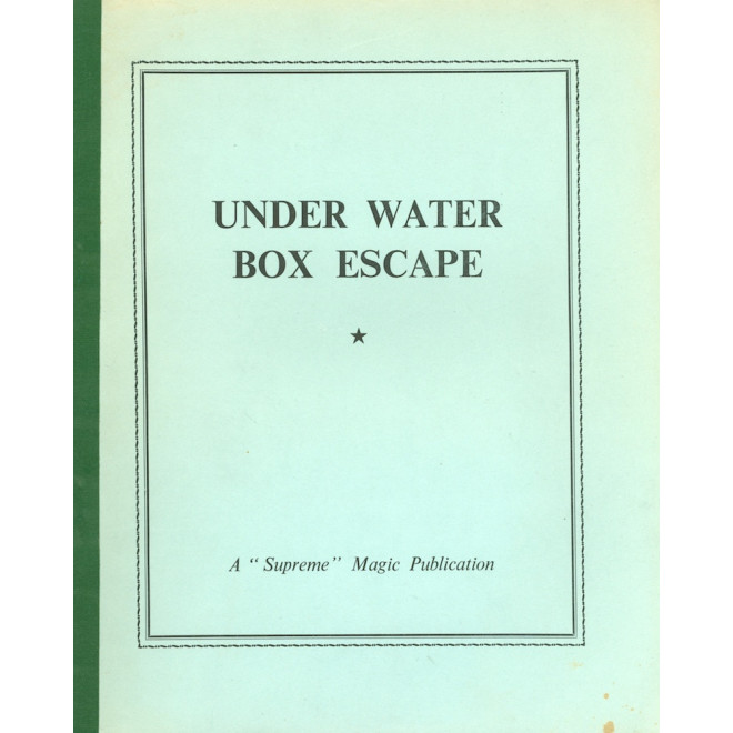 Under Water Box Escape