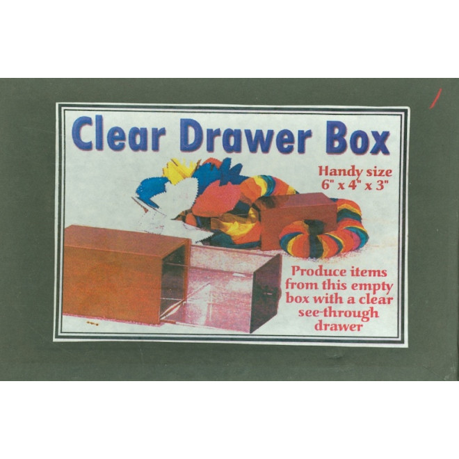 Clear Drawer Box