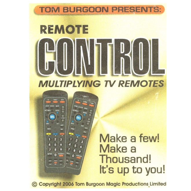 Remote Control Multiplying TV Remotes