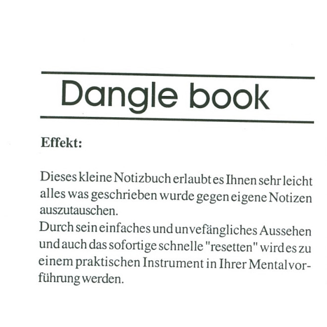 Dangle Book