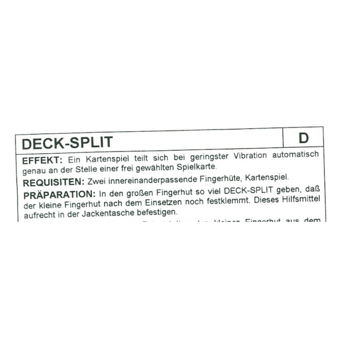 Deck-Split
