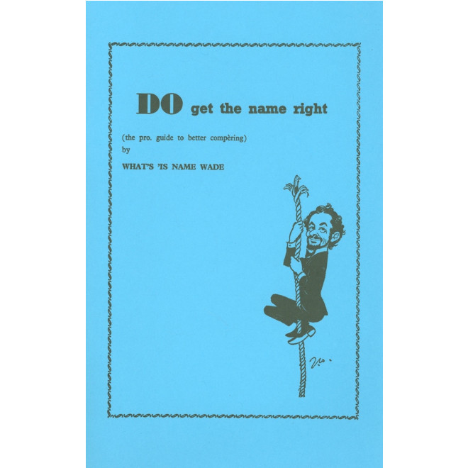 DO get the name right