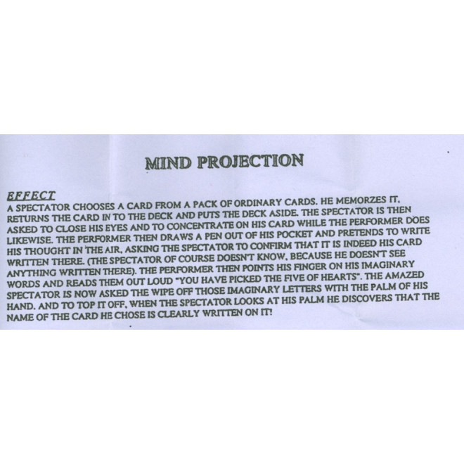 Mind Projection – Haim Goldenberg