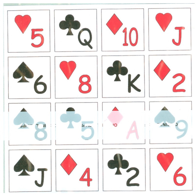 Faltungen ind rot und schwarz