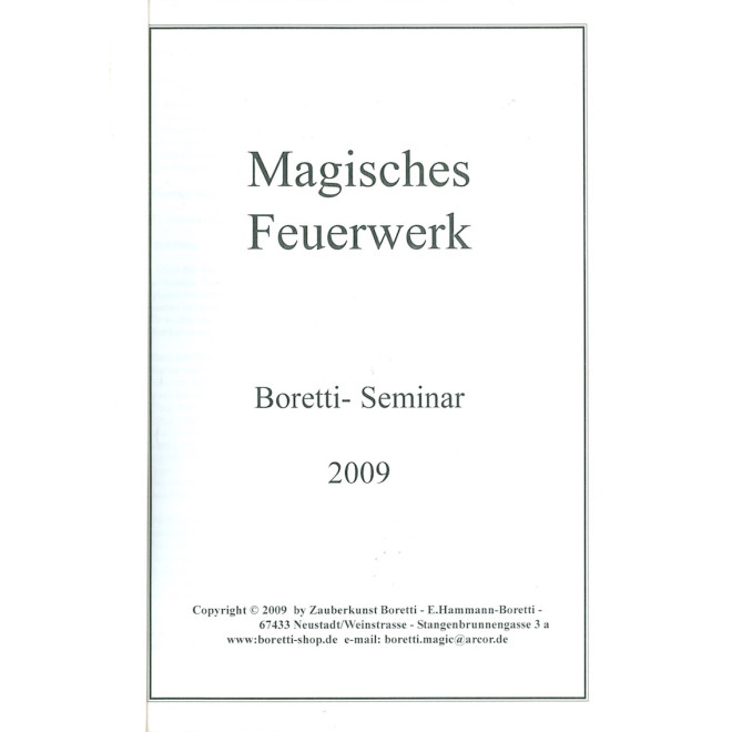 Magisches Feuerwerk 2009