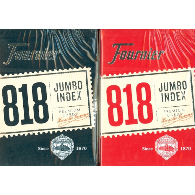 Fournier 818 Jumbo Index red+blue