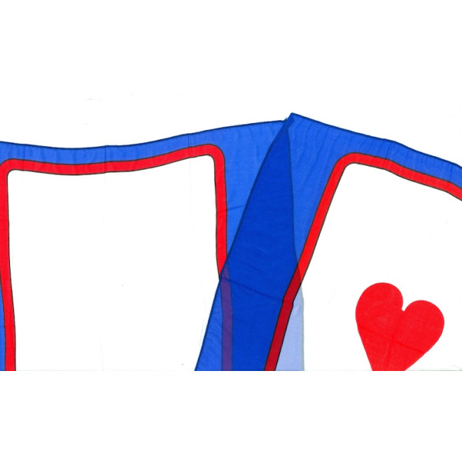 Kartentuch: Herz Ass (28x28)