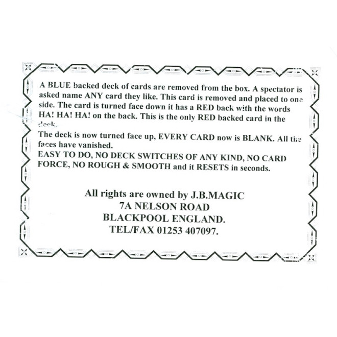 CardTrick JB Magic
