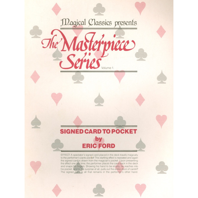 Signed Card To Pocket