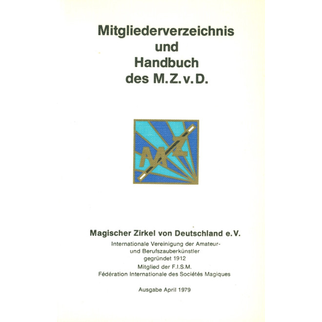 Mitgliederverzeichnis und Handbuch des M.Z.v.D. 1979