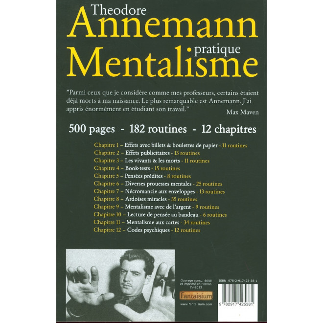 Mentalisme Pratique - Théodore Annemann