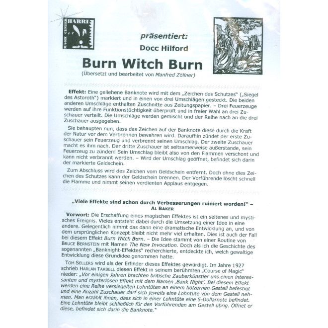 Burn Witch Burn