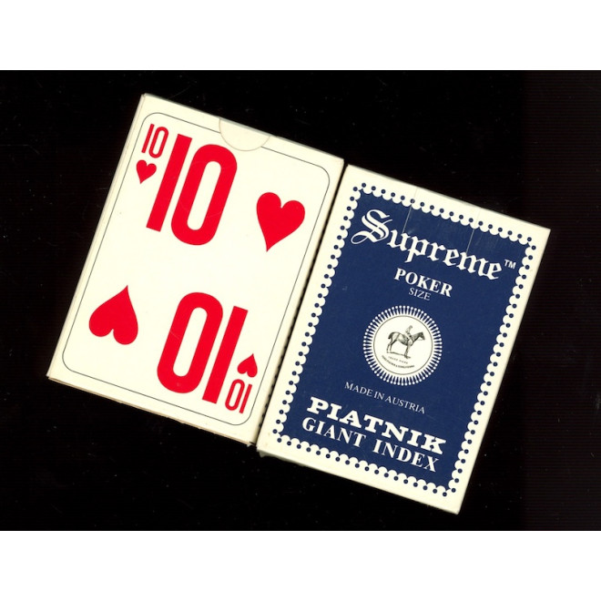 Supreme Poker Size Piatnik GIANT Index rot