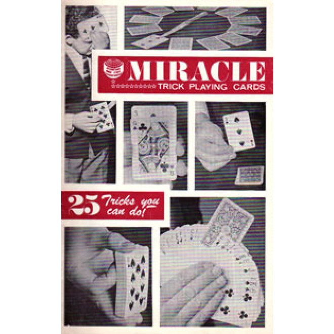 Miracle Trick Playing Cards. 25 Tricks you can do!