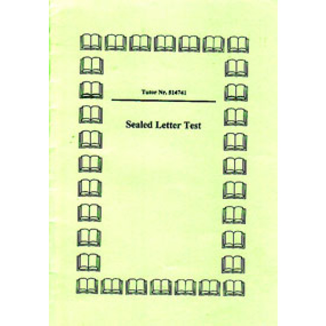 Sealed Letter Test