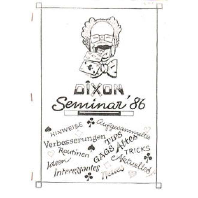 Dixon Seminar '86 gelocht