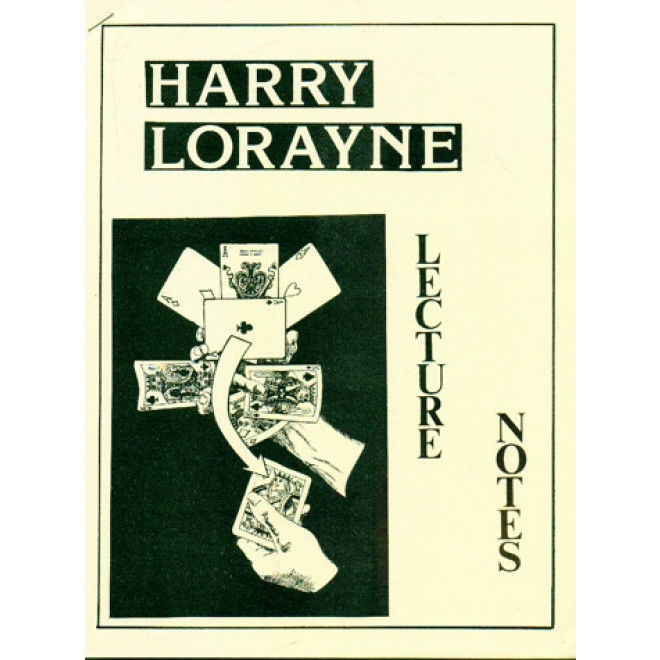 Harry Lorayne Lecture Notes