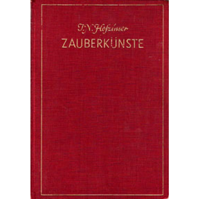 J. N. Hofzinser. Zauberkünste