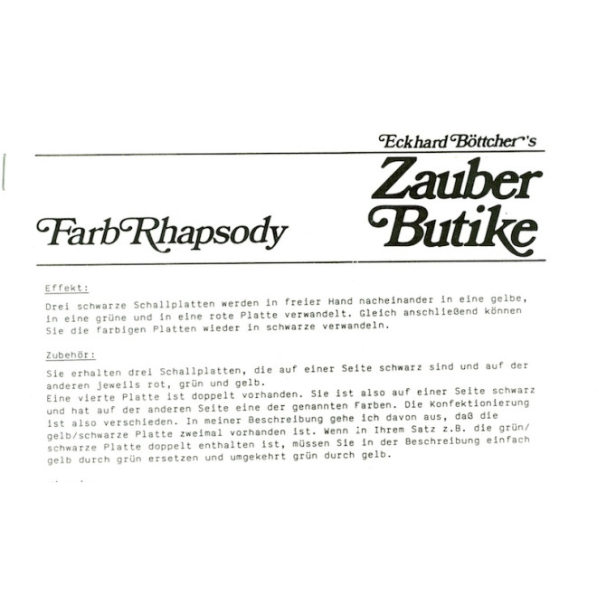 Farb Rhapsody / Farb Rhapsodie