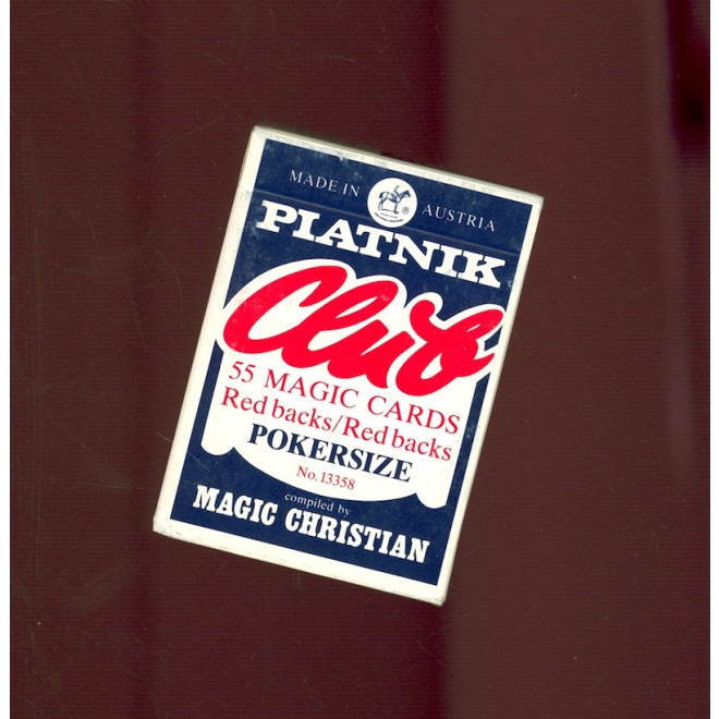 Piatnik Pokersize Deck Red Back / Red Back