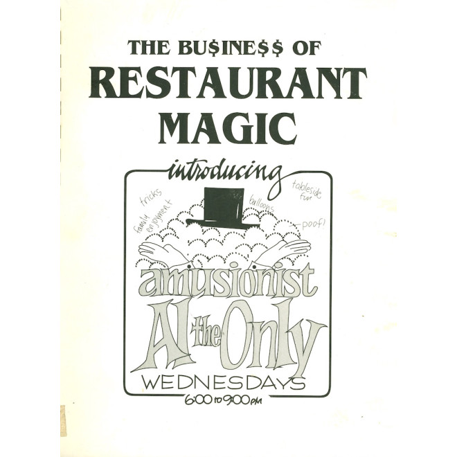 The Business of Restaurant Magic