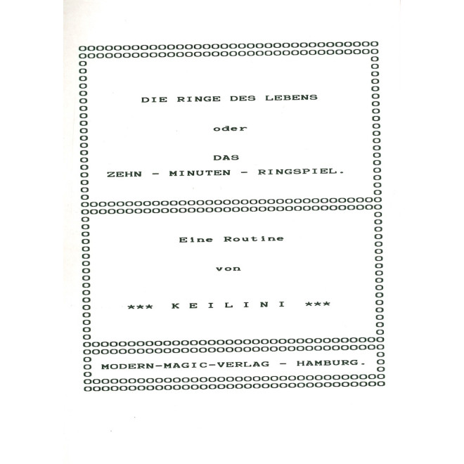 Die Ringe des Lebens ...