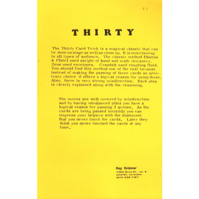 Thirty