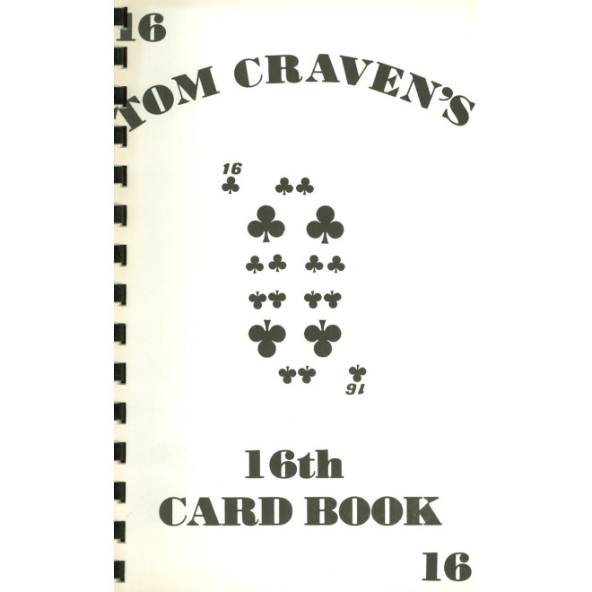 Tom Craven's 16th Card Book