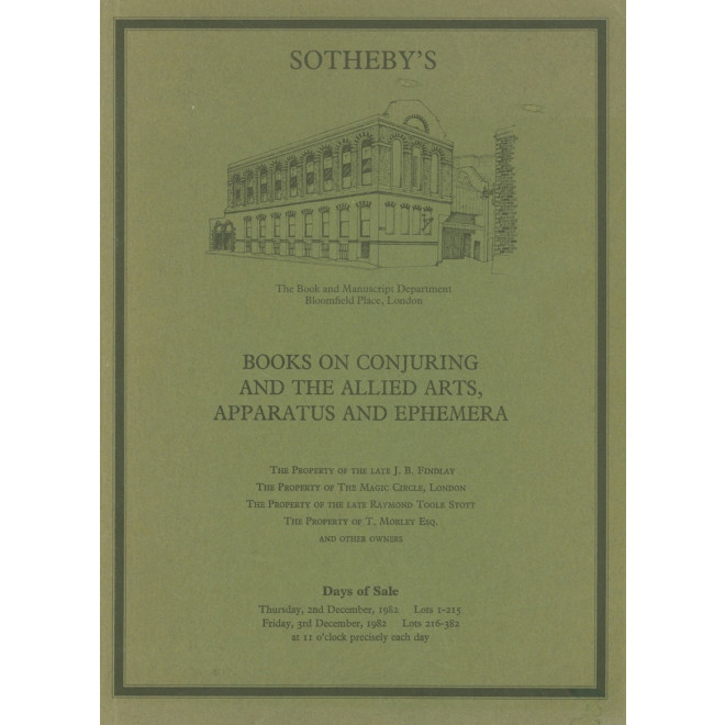 Sotheby's: Books on Conjuring and the Allied Arts, Apparatus and Ephemera
