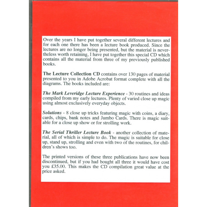 The Lecture Collection CD