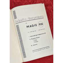 Magie, 21. Jahrgang 1938 (gebunden)