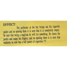 Cig Pak Empty