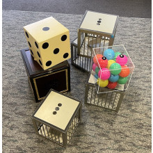 Transformation Of Dice To Crystal Cube To 4 Cases By Tora Magic