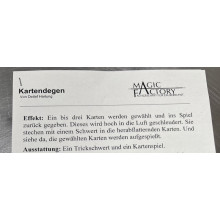 Kartendegen (80cm lang, Metall)