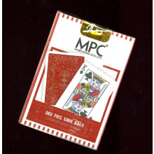 Impressions Foil Playing Cards red
