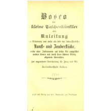 Bosco der kleine Taschenkünstler