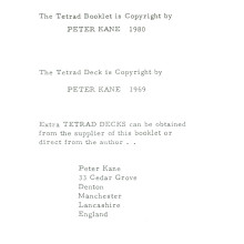 tetrad one (book & cards)