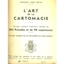 L'ART DE LA CARTOMAGIE. Signed copy.