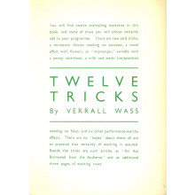 Twelve Tested Tricks by Verall Wass
