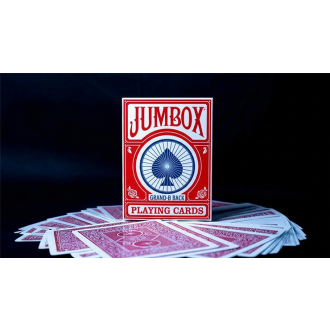 Jumbox Invisible Deck (Red) by Magic Dream