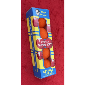 1.5 Inch Super Soft Spongeballs (Orange)