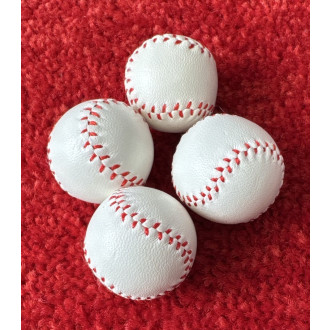 Baseball - Becherspiel - Bälle / 4 Stück / 1 magnetisch