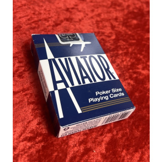 Cards Aviator Poker Size (Blue) Deck