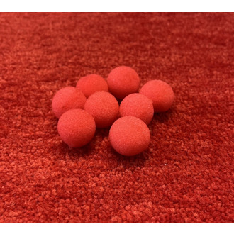 Spongebälle klein / rot / ca. 2 cm DM