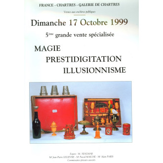 Magie Prestidigitation Illusionisme. (Octobre 1999)