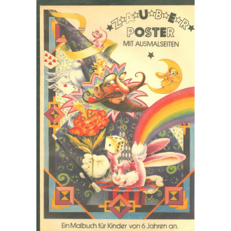 Zauberposter mit Ausmalseiten