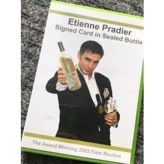 Signed Card in Sealed Bottle by Etienne Pradier