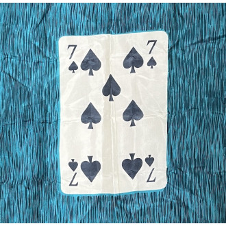 Kartentuch Pik 7