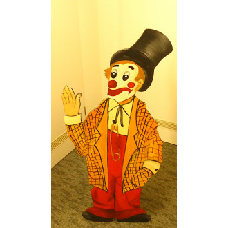 Bühnenaufsteller "Clown"
